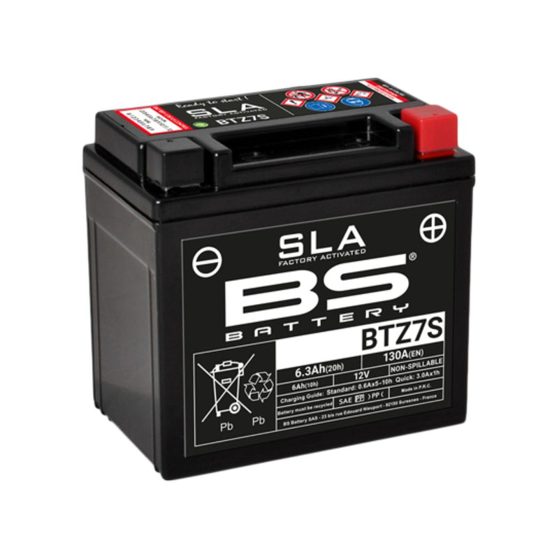 Bateria Para Moto BTZ7S / BS Activada