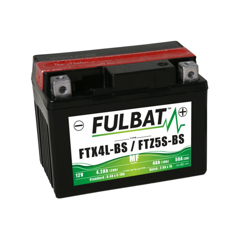 Bateria Para Moto FTX4L-BS / FTZ5S-BS / Acido Fulbat