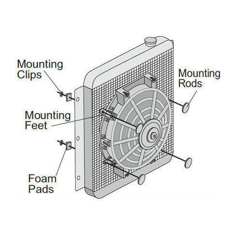 Kit Montaje Amarras Ventilador Universal