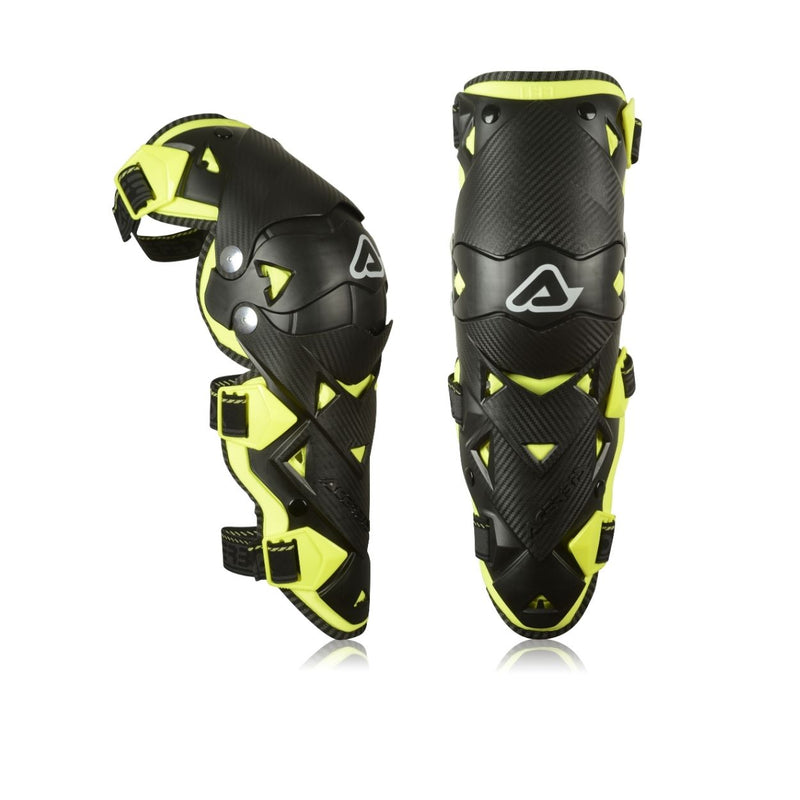 Rodilleras Para Moto Impact EVO 3.0 Acerbis Negro/Amarillo