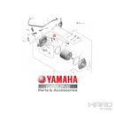 Carbones de motor de partida  YAMAHA YZ/FX/WR 450 4T / Original YAMAHA 2CR-81801-00-00