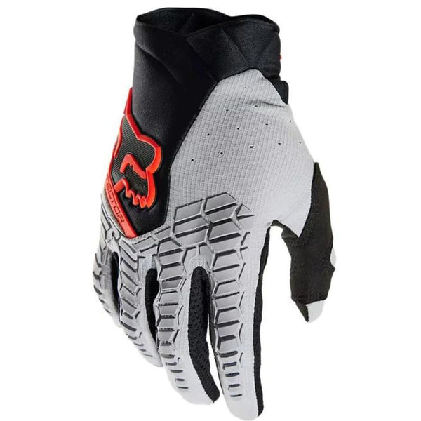 Guantes Moto Mujer Pawtector CE Gris/Rojo Fox