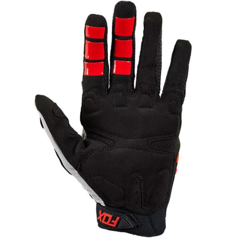 Guantes Moto Mujer Pawtector CE Gris/Rojo Fox