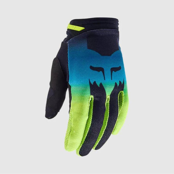 Guantes Moto Niño 180 Flora Negro/Amarillo Fox