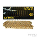 Cadena Moto 520 X120 GOLD COLOR DORADA / Pro-X 07.RC520120CG