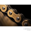 Cadena moto 520 VX3 - 120GJP CON  X ORING DORADA / DID