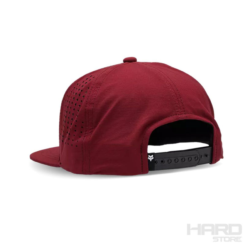 Gorro Jockey Lifestyle Wordmark Tech Snapback Rojo Fox