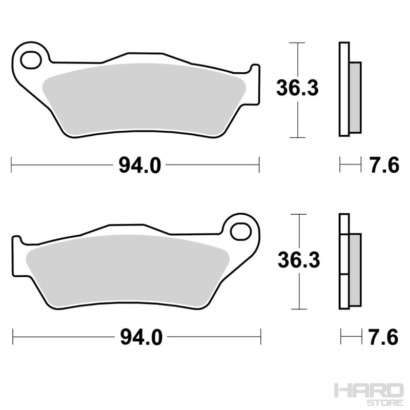 Pastillas Moto Freno Delantero Ktm - Husqvarna - Sherco - GasGas - TM / LMP271 ORR