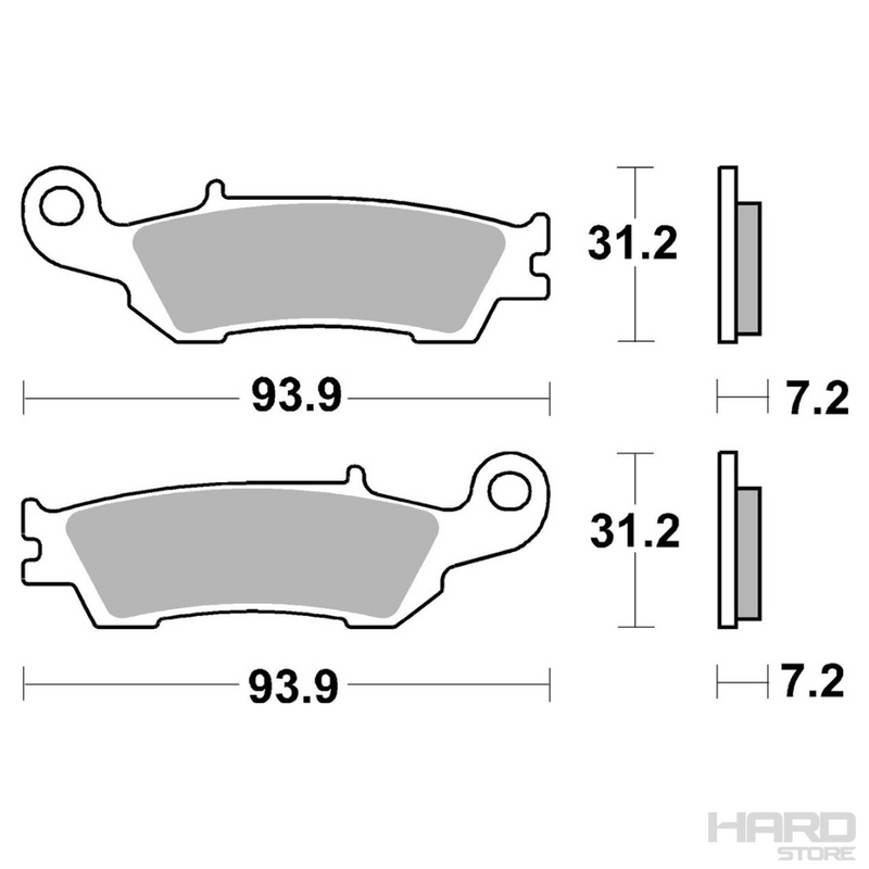 Pastillas Moto Freno Delantero Yamaha / LMP440 ORR