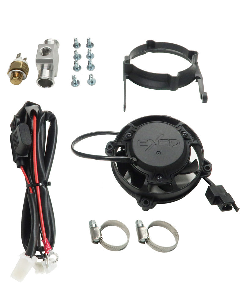 Kit Ventilador Para Motos Enduro y cross con Termo interruptor Motos 2 Y 4T