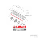 Kit Discos Separadores Embrague YAMAHA YZ 250 F  2020-2023 ORIGINAL / YAMAHA OEM BAJ163250000