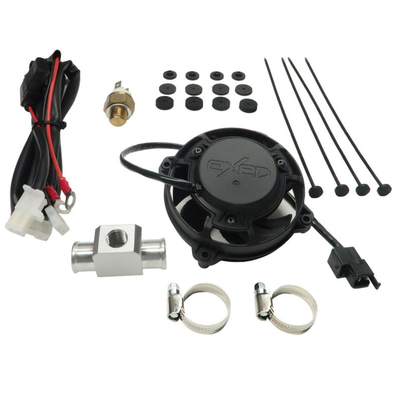 Kit Ventilador Universal Para Motos Enduro y cross con Termointerruptor Motos 2 Y 4T