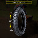 Neumático Trasero  AT82 120/90-18  Moto Motocross Enduro / Dunlop