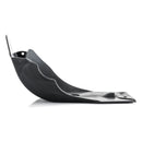 Cubre cárter Acerbis negro vista lateral derecha con aleta protectora de bieletas Yamaha YZ-F