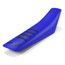 Funda de asiento Onegripper Ribbed azul-negro para moto enduro y motocross Yamaha, Suzuki y Sherco