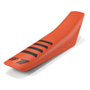 Funda de asiento Onegripper Ribbed naranja-negro para moto enduro y motocross KTM