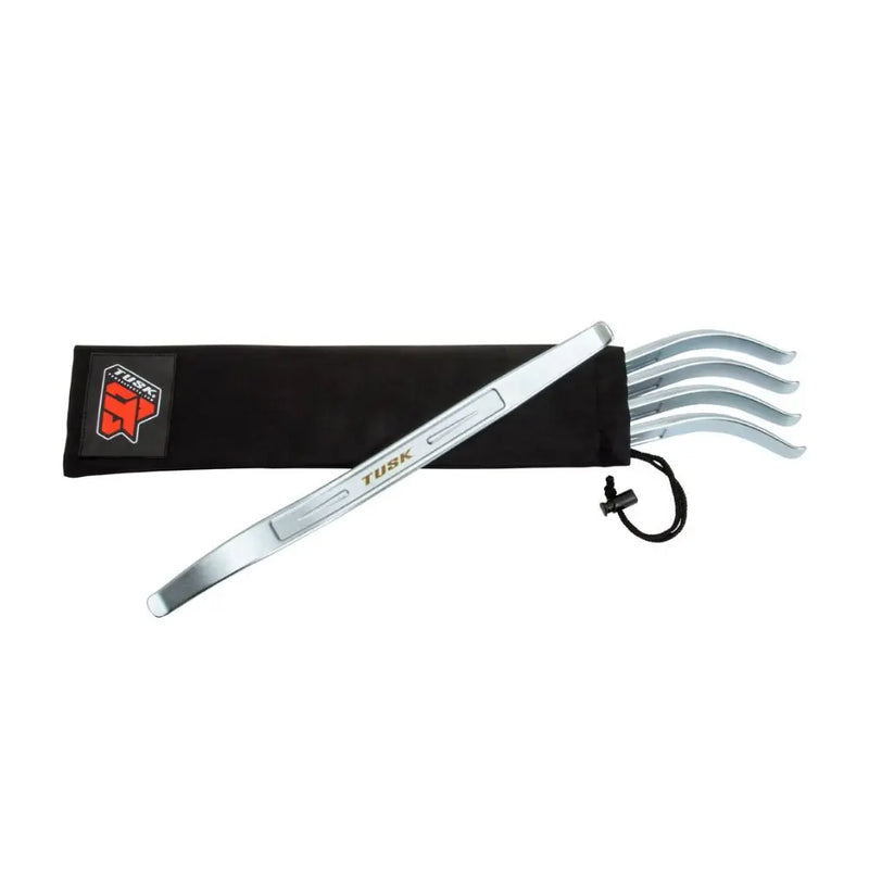 Kit Palancas Desmontadores Neumático Moto Curvo | Set 5 Piezas Tusk