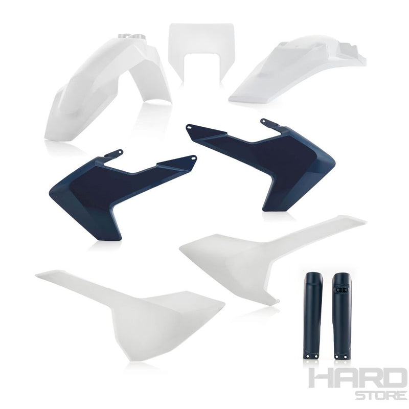 Kit Plásticos Husqvarna TE/FE/TX 2017–2019 | Acerbis Full Kit – Blanco o Negro