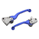 Manillas de freno y embrague abatibles Zeta Pivot FP ZE44-3102 azul para Yamaha YZ 125 YZ 250 YZ 250 F YZ 450 F