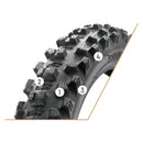 Neumático delantero B007 Infinity Exc Medium Soft 90/90-21 Borilli - vista 2
