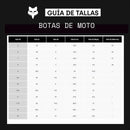 Botas Moto Instinct Negro Dorado Fox