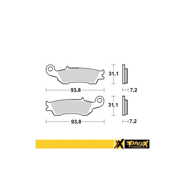 Pastillas Moto Freno Delantero Yamaha 21-22 / PRO-X 37.180302