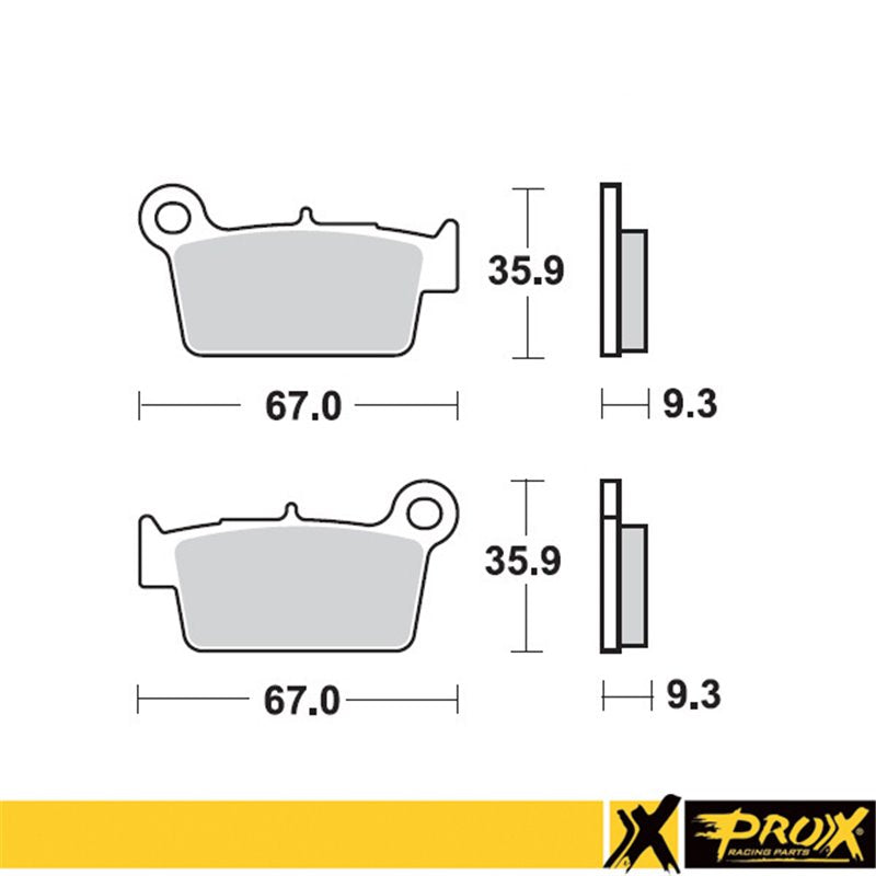 PASTILLAS DE FRENO TRASERA – Pro Parts