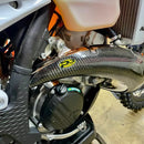 Protector de Pipa Carbono 2T MAX Cobertura KTM | HUSQVARNA | GASGAS 250-300cc (2023-2025)