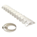 Protector pipa escape 2 tiempos armadillo WRP aluminio plata universal