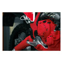 Protector tapa de embrague Acerbis rojo instalado en Honda CRF 300 L