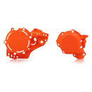 Protector de tapas de motor Acerbis X-Power naranja 0023674.011.016 para KTM EXC 250/300 TPI 2020-2023
