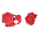 Protector tapas de motor Acerbis X-Power rojo para Honda CRF 250 R, CRF 250 RX y CRF 300 RX 2022-2026