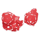 Protector tapas de motor Acerbis X-Power rojo para Honda CRF 300 L 2021-2026