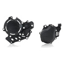 Protector tapas de motor Acerbis X-Power negro para Husqvarna FC / FE 450 501 y GasGas EX 450F