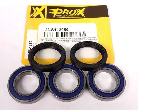 Kit De 6 Rodamientos De Rueda Trasera Para Moto CRF450X, CR125R, CR250R, CRF250R, CRF250X, CRF450R - Ideal Para Mantenimiento