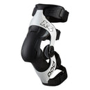 Rodillera POD K4 2.0 blanco/negro vista lateral con bisagra Human Motion