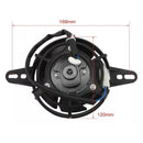 Ventilador universal 12V para moto enduro, cross o ATV de 4.5 pulgadas