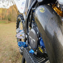 Protector de pipa de carbono Yamaha YZ125 05-22 - YZ125X 20-22