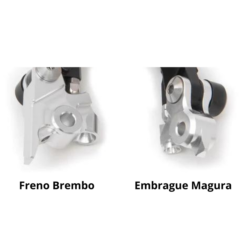 Manillas Freno y Embrague Pivot Irrompibles Husqvarna / Freno Brembo, embrague Magura